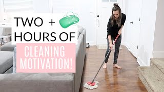 HOURS OF EXTREME WHOLE HOUSE CLEAN WITH ME // SPEED CLEANING MOTIVATION + night cleaning routines
