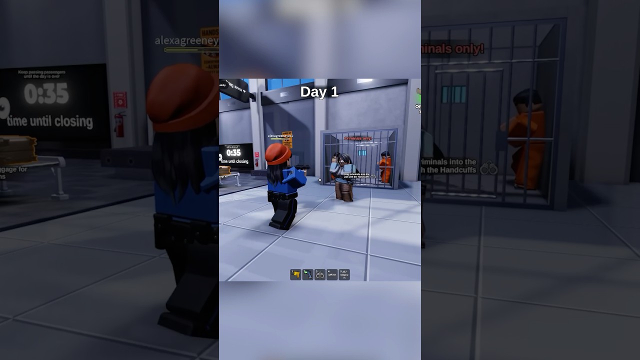 ALEXA WORKS AS A AIRPORT SECURITY!🤣😭 #roblox #shorts #funny #gaming
