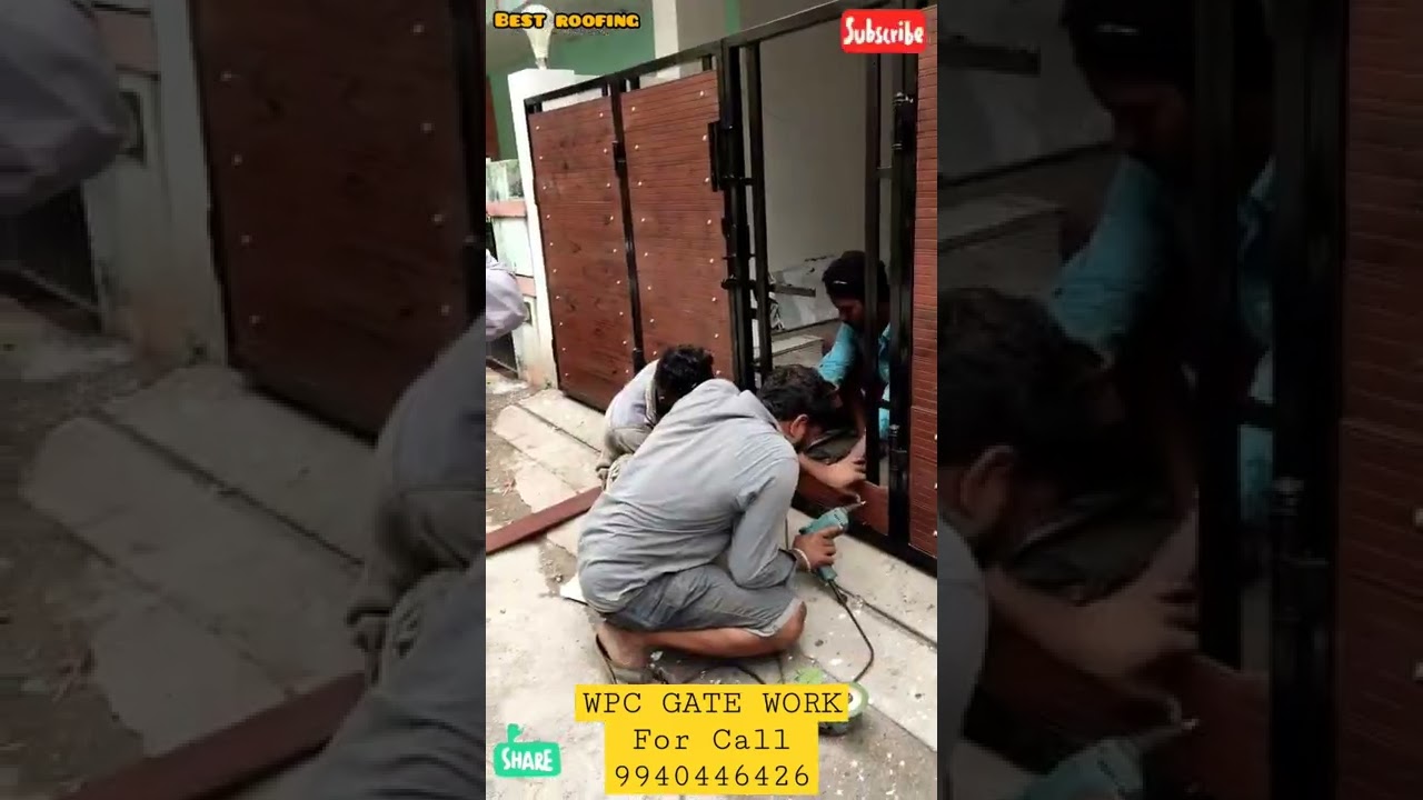 best roofing  ,WPC gate work