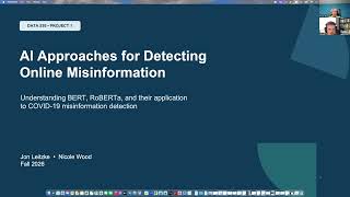 DATA 530 Group 4 (Leitzke & Wood) Project 1 BERT/RoBERTa Presentation