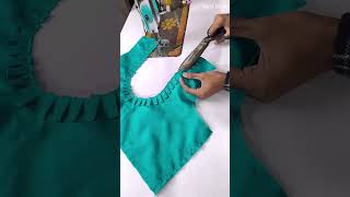Designer blouse cutting stitching #ytshorts #shortvideo