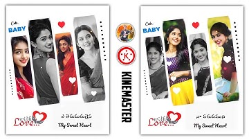 New Style Photo Telugu Lyrical Whatsapp Status Video Editing in Kinemaster Telugu 4k Video Editing