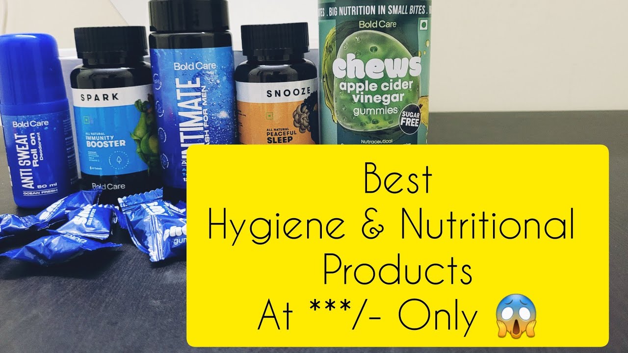 MEN'S HYGIENE & NUTRITIONAL PRODUCTS UNBOXING BOLD CARE BEST PRODUCTS