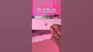 Unbox my iPad & apply ESR accessories with me! 📱🎀🩷✨ #ipadunboxing #asmrunboxing