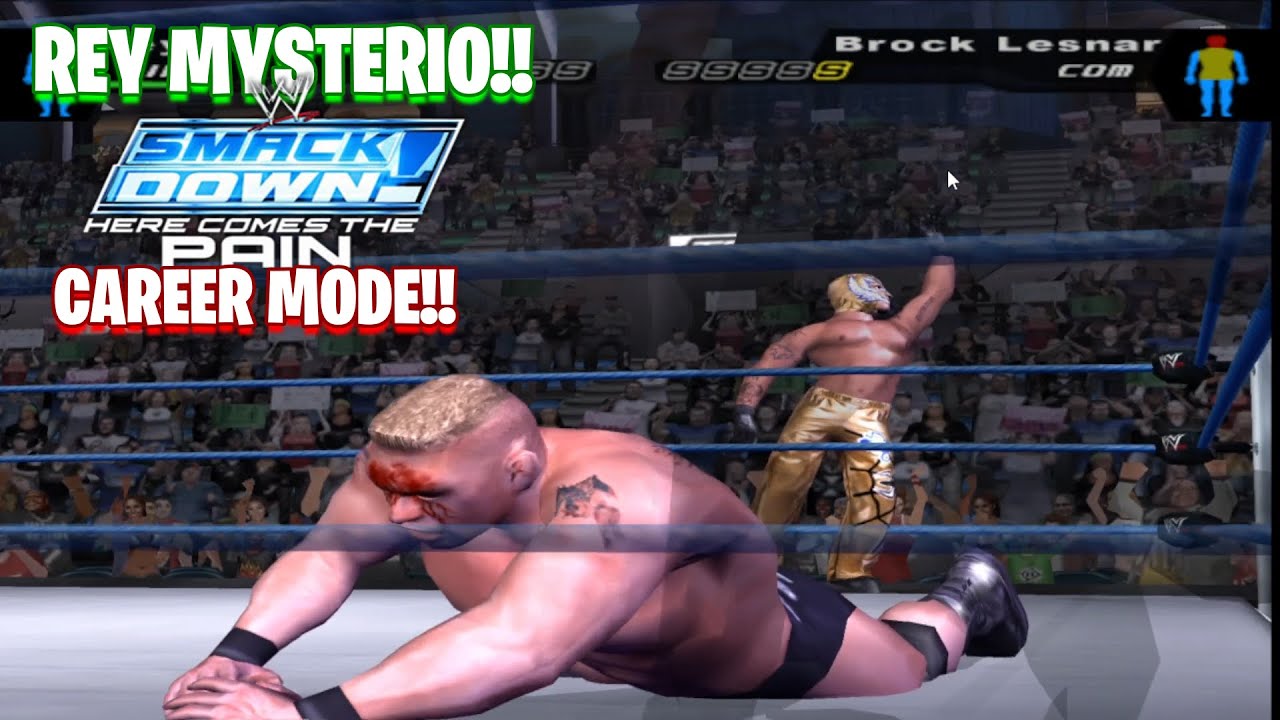 SEASON MODE REY MYSTERIO!!  - PS2 - SMACKDOWN HERE COME THE PAIN!!