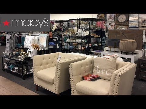 Macy S Furniture Chairs Fall Home Decor Shop With Me Shopping