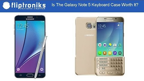 Is The Galaxy Note 5 Keyboard Case Worth It? - Fliptroniks.com