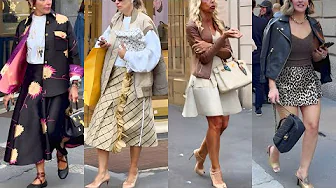 Amazing Chic Autumn Street Fashion 2025 🇮🇹 October 2025 Milan Street Style