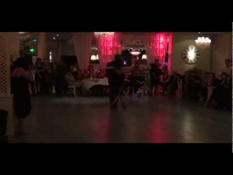 Nicoletta Pregnolato y Guillermo Berzins Los Mareados Milonga BOHèME dic2012 TANGO A TREVISO