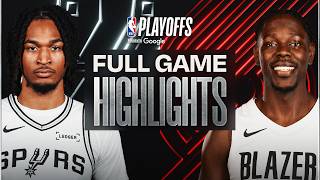 2 Spurs At 7 Trail Blazers   Game 3 Highlights  April 24 2026