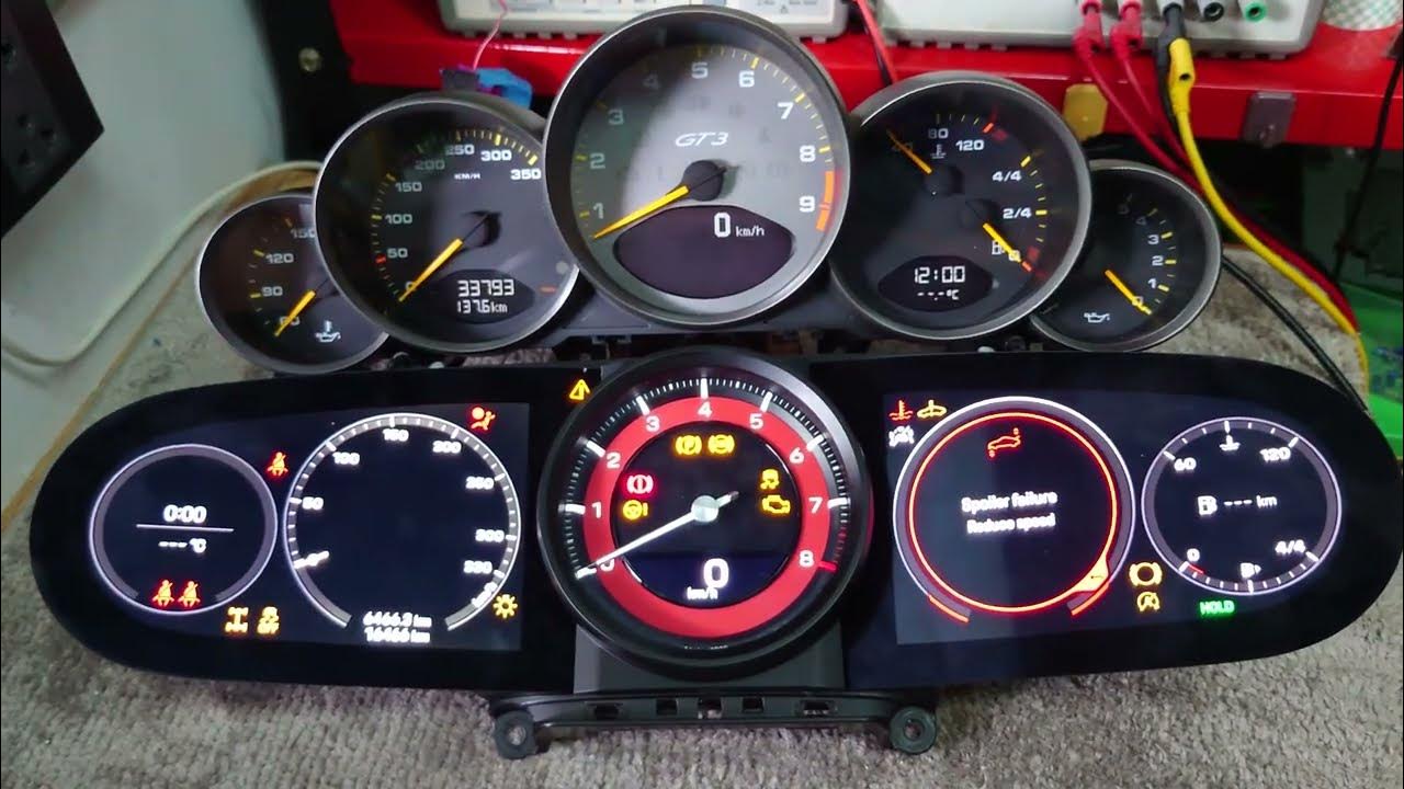 Porsche 911 GT3 & 992 Repair Speedometer Instrument - YouTube