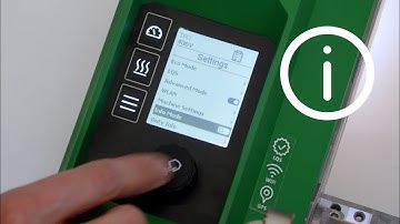 Leister Tutorial | VARIMAT 700/500 Activating info mode