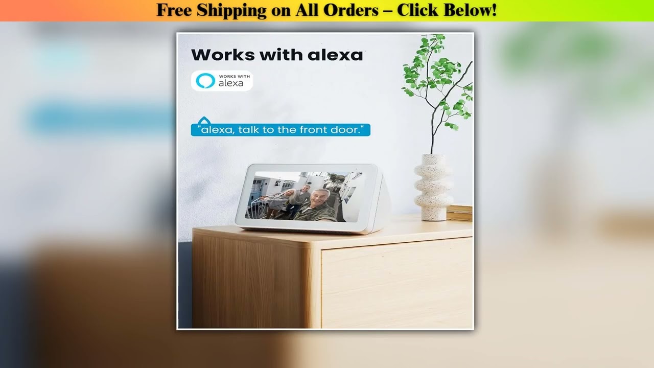 ieGeek Video Doorbell Wireless with Chime 2K HD Doorbell Camera, Smart Home Security Door Bell