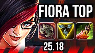 FIORA vs YONE (TOP) | 6 solo kills, 9/3/9 | EUW Master | 25.18