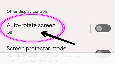 Auto Rotate on/off Google Pixel 7 | how to use auto rotate screen google pixel 7 phone