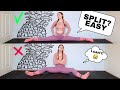 Get your splits in 5 min  easy splits workout splits gymnastics homeworkout stretching