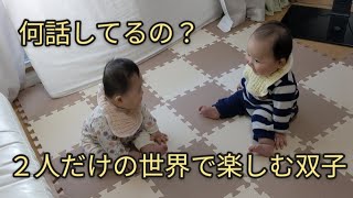 ニコニコ双子が急に２人だけの世界で楽しむ姿