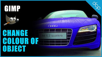 Gimp 2.8 Tutorial - Change colour of an object - [ Gimp change color of objects tutorial ]
