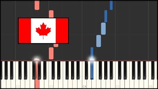 Miniatura de vídeo de "Canada National Anthem - O Canada (Piano Tutorial)"
