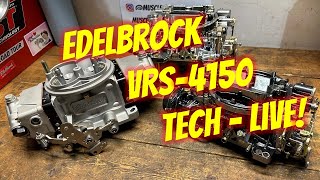 Edelbrock VRS-4150 Tech Info - Live!