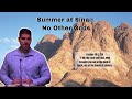 Summer at Sinai No other gods, Exodus 20:2