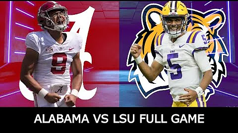 Alabama vs LSU Full Game | 2022 Full College Football Games |