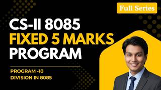 8085 Program: Divide 16-bit Number by 2 using Rotate | BC to HL | HSC CS-II Board 2026