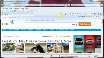 Customize Your Homepage In Internet Explorer (6, 7, and 8)