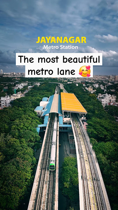 Beautiful Bangalore Metro lanes ❤️