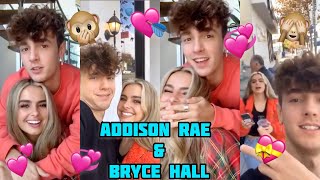 Addison Rae \& Bryce Hall Livestream Moments!!!🥺💗