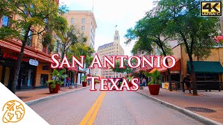 San Antonio Texas TX 4k Tour City Downtown Driving