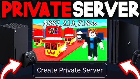 How To CREATE & JOIN a PRIVATE SERVER in Steal A Brainrot! Roblox (Console/Ps4/Ps5/Xbox Guide)