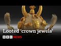 &#39;Crown jewels&#39; looted by British soldiers returned to Ghana on loan | BBC News