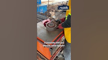 How to make stirrups using an electric rebar bender?