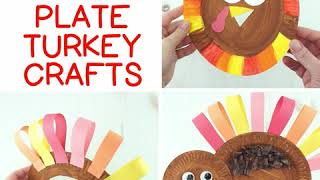 How to Make Paper Plate Turkeys