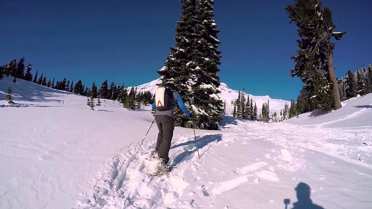 Snowshoeing on Mt Rainier 2 YouTube