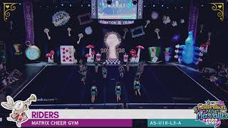 As U16  L1 A Rider Matrix Cheer Gym