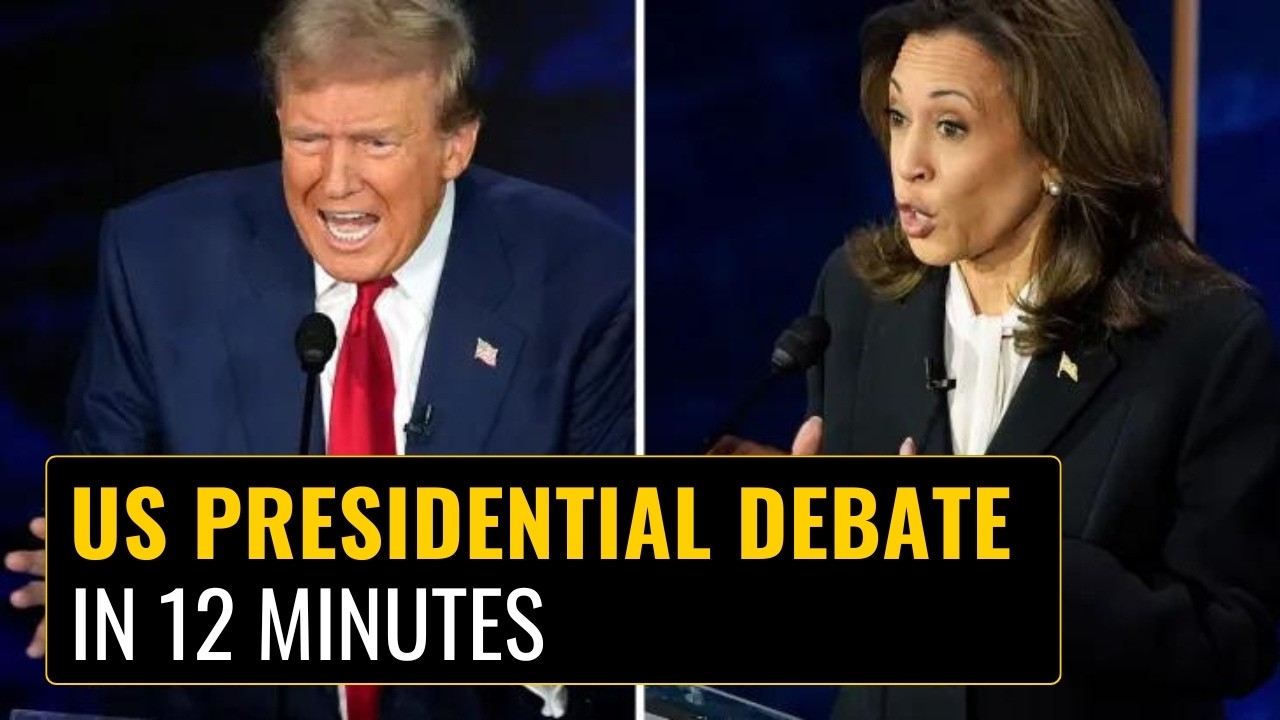 US Presidential Debate 2024: Top Highlights | Kamala Harris Vs Donald ...