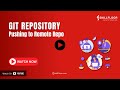Pushing to Remote Repo | GIT REPOSITORY | Skillfloor