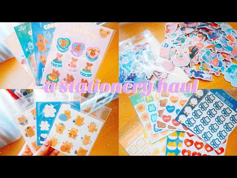 Korean aesthetic stickers | Stationery haul ✨🦋 (AliExpress)