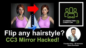How to flip any hairstyle in Character Creator 3 and iClone 7?