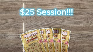 $25 Session!!! | NC Lottery Scratch Offs