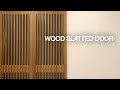 W119_wood slatted sliding door