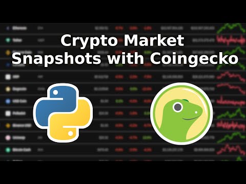 Take A Crypto Market Snapshot With Python And Coingecko 