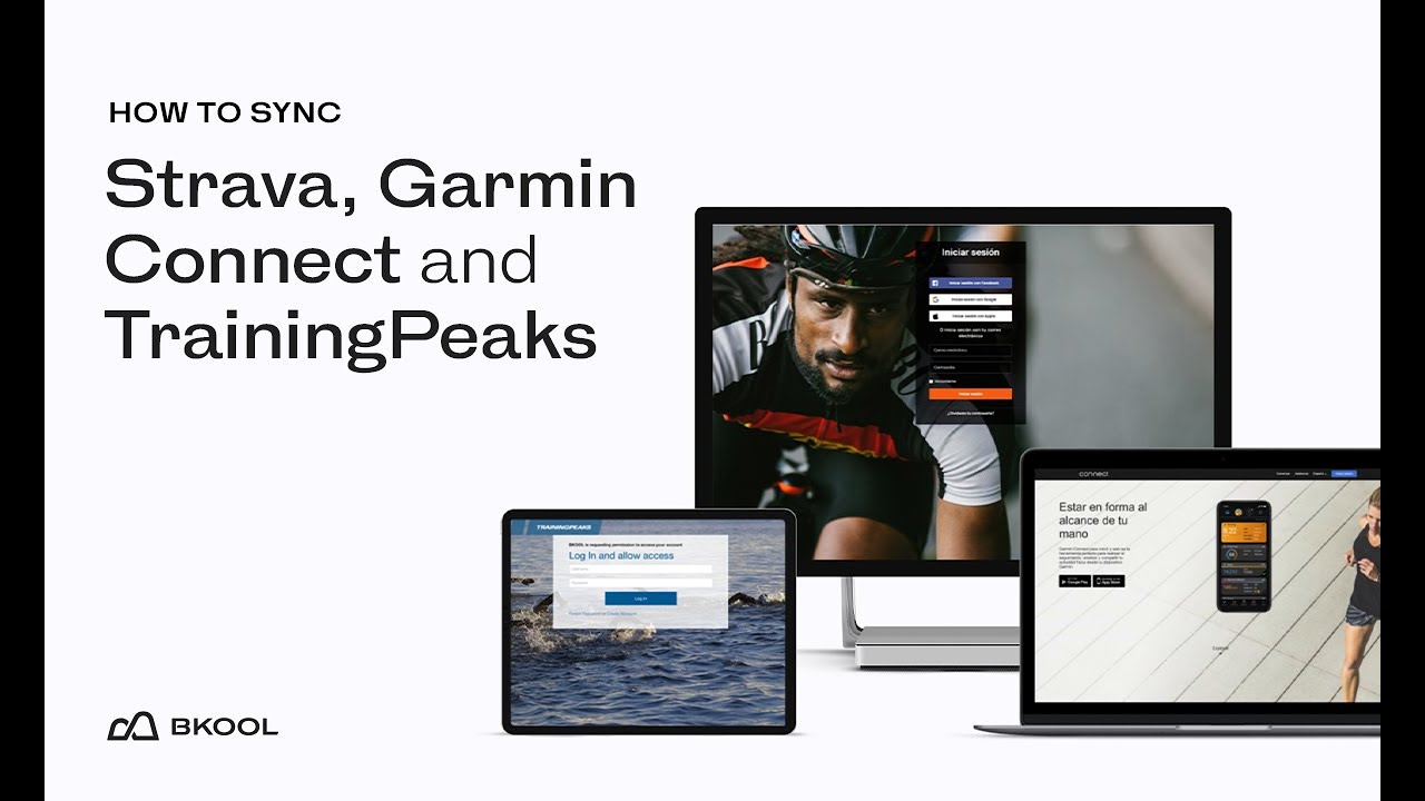 Association Tarmfunktion Tæl op BKOOL Cycling | How to sync Strava, Garmin Connect and TrainingPeaks -  YouTube