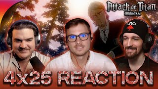 Attack On Titan 4x25 Reaction!! "Night of the End" - First Time Watching!!