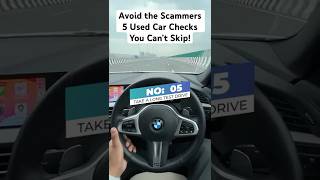 Buying a Used Car? Watch THIS First! (5 Essential Checks) #shorts