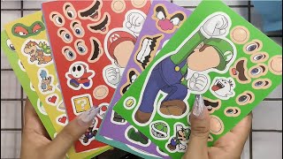 🎀[ASMR]🎀Super Mario Figure Notebook... #asmr #sticker
