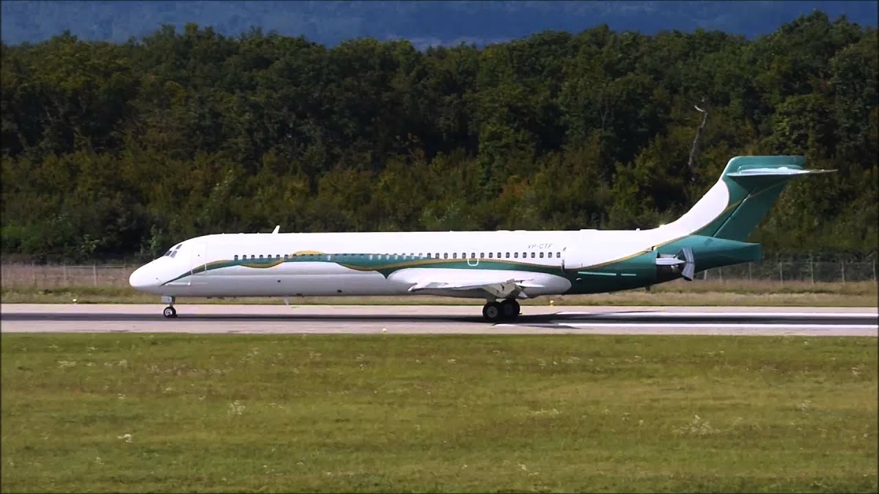 [FullHD] RARE AMAC MD-87 landing at Geneva/GVA/LSGG