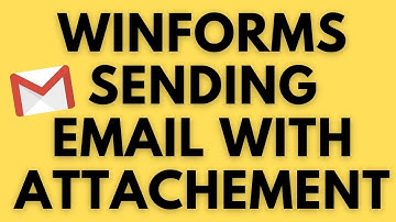 Email sending code in winforms windows application c#